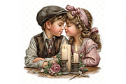Couple in Love Clipart JPG, a Person Illustration by Memories By Lea (Thumbnail 9 of 19)