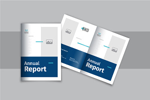 Company annual report layout, a Brochure Template by Pavel_design