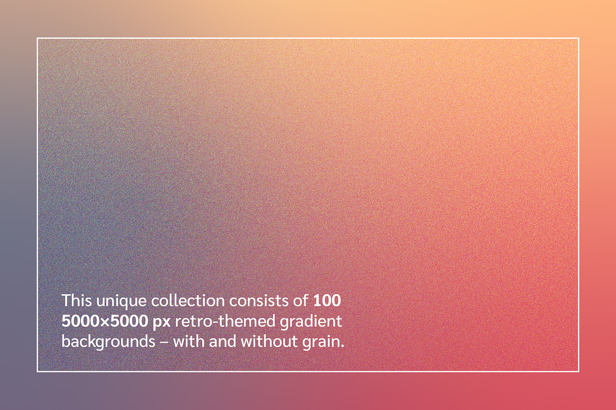 Retro – 100 Gradient Backgrounds, a Texture Graphic by MarkSupply (Photo 2 of 5)