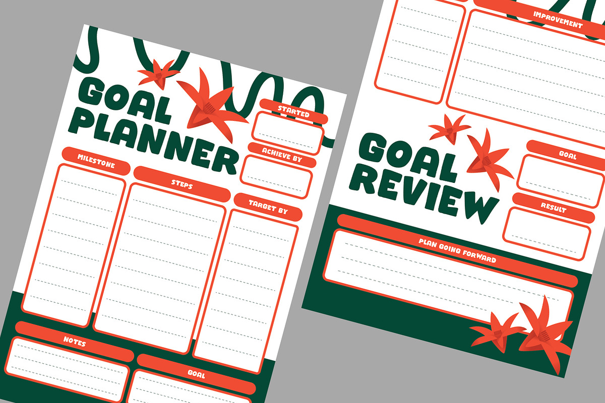 New Year Resolution Planner, a Stationery Template by Neermana (Photo 4 of 4)