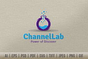 Channel Lab Logo, a Branding & Logo Template by Dotnpix (Thumbnail 1 of 5)