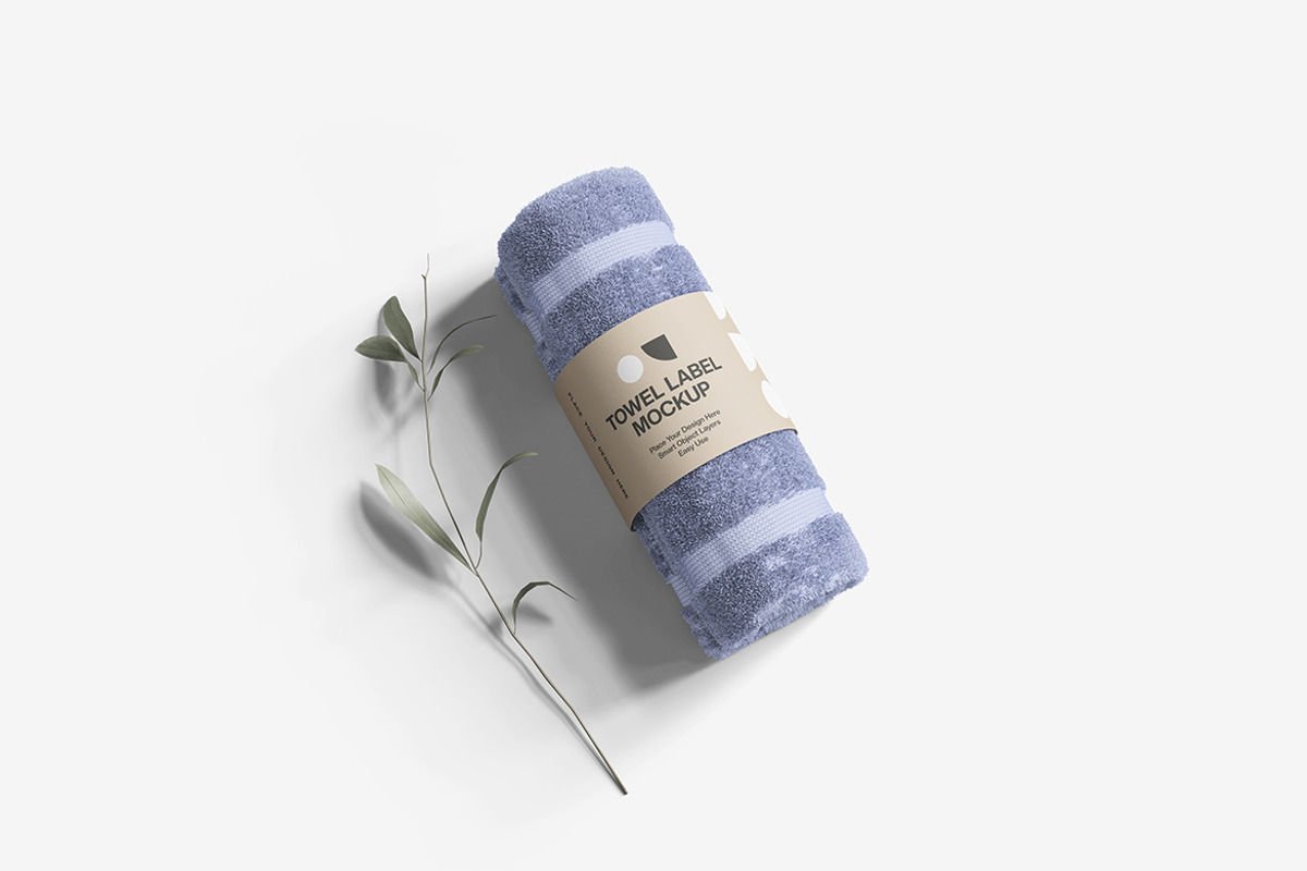 Towel Label Mockup, a Product Mockup by MrLetters (Photo 4 of 5)