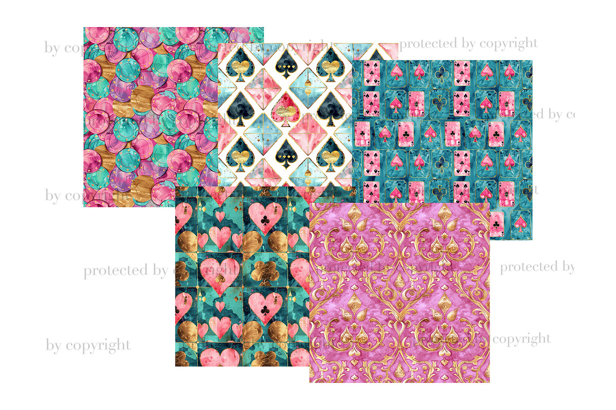 Las Vegas Girls Trip Paper, a Pattern Graphic by GlamArtZhanna (Photo 3 of 4)