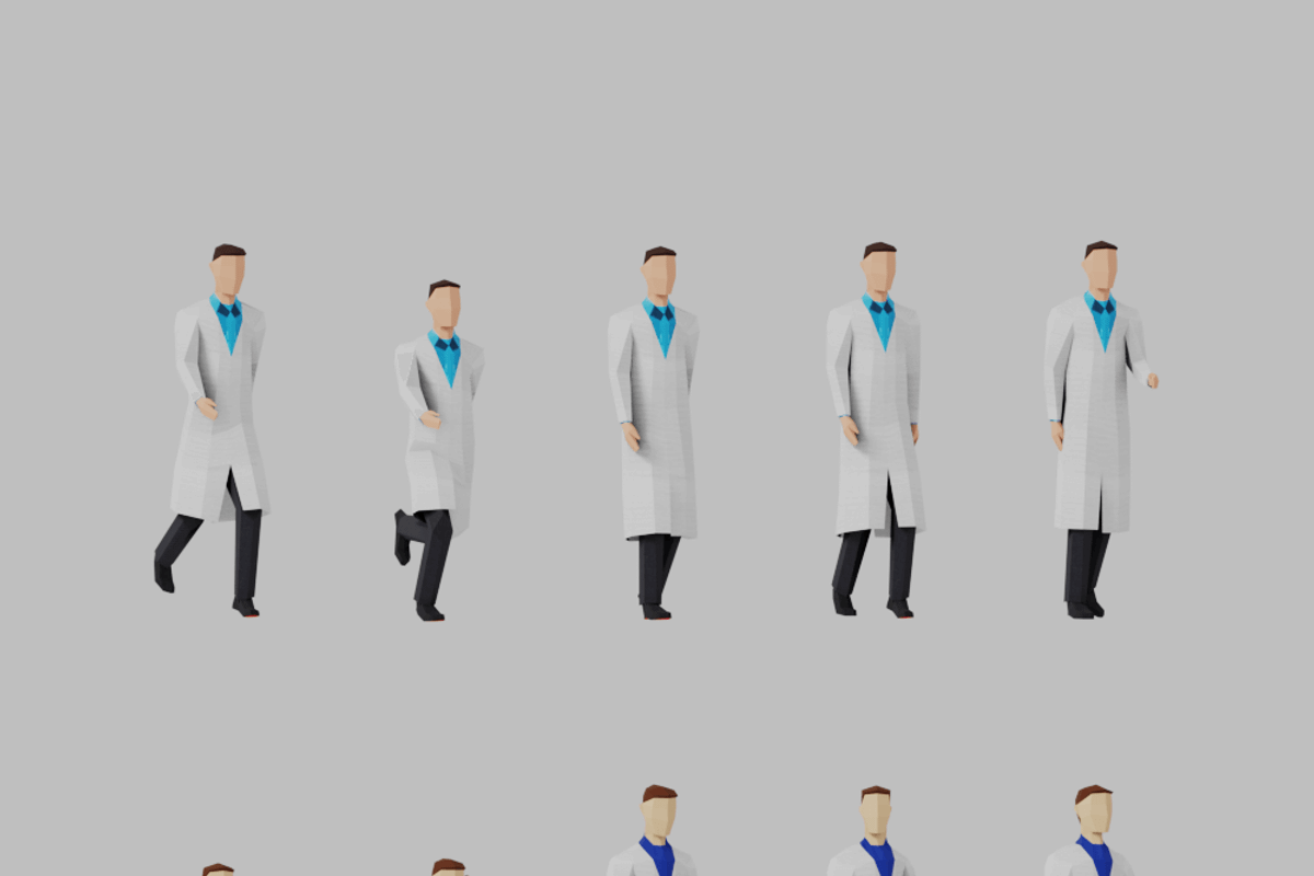 Scientist Men, a Characters & Person 3D Model by Studio Ochi (Photo 2 of 8)