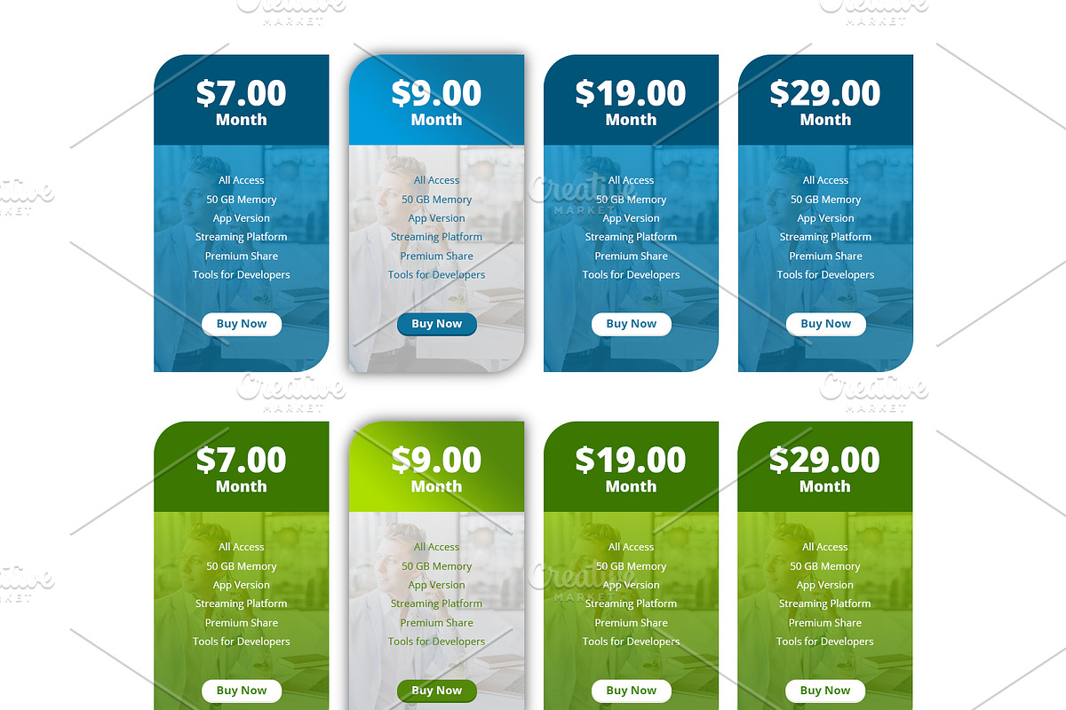 Pricing Tables Design, a Templates & Theme by DesignsStore (Photo 2 of 2)