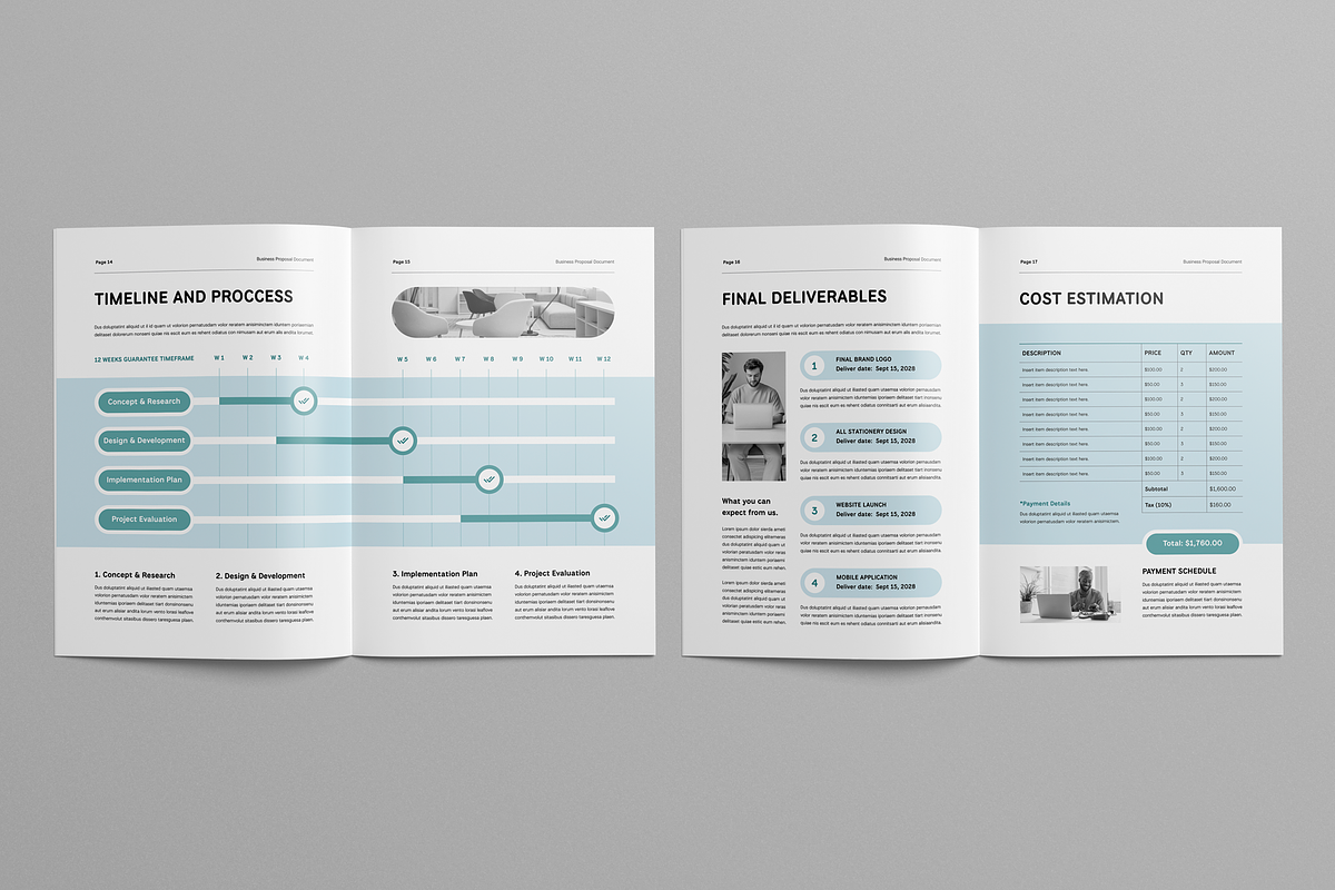 Business Proposal Template, a Brochure Template by Leaflove (Photo 9 of 10)