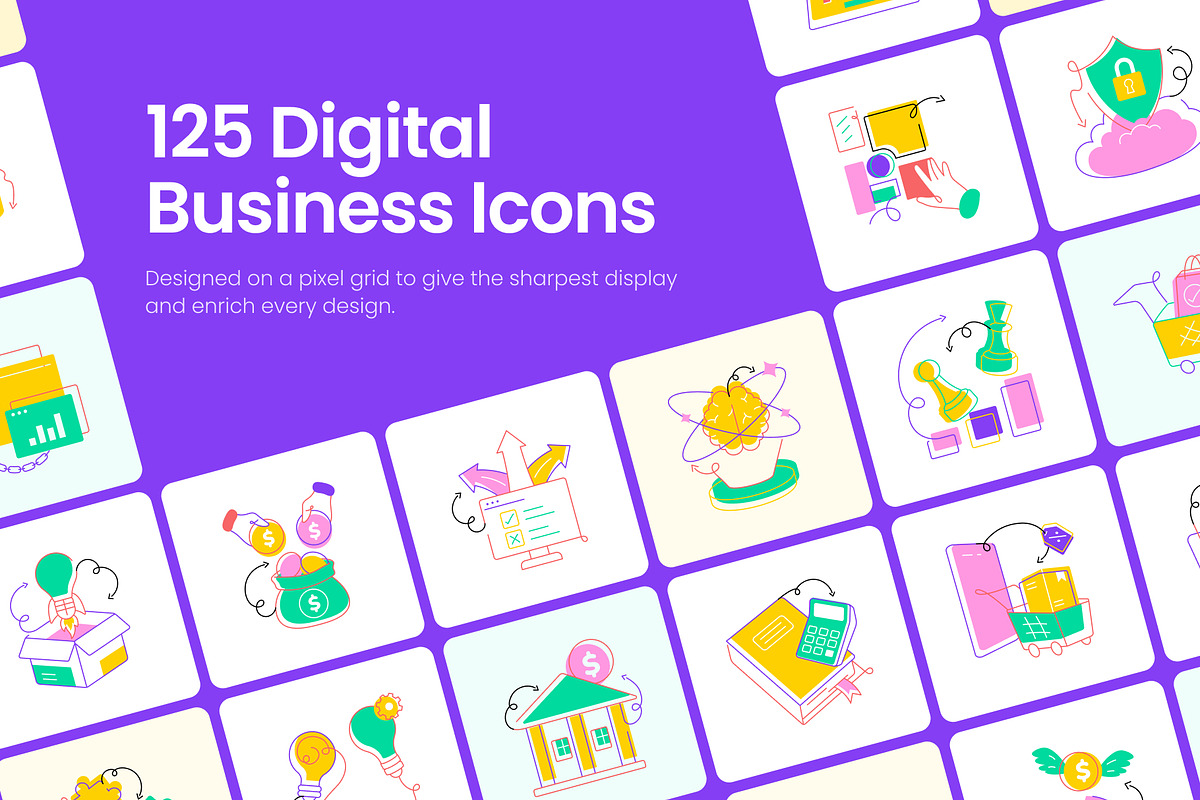 Digital Business Icons, an Outline Icon by Vectors Market (Photo 1 of 12)