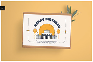 Creative Birthday Greeting Card, a Business Card Template by Neermana