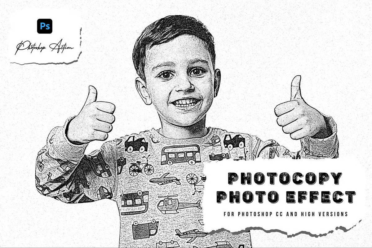 Photocopy Photo Effect Photoshop, a Layer Style Add-On by Hubzway (Photo 1 of 5)