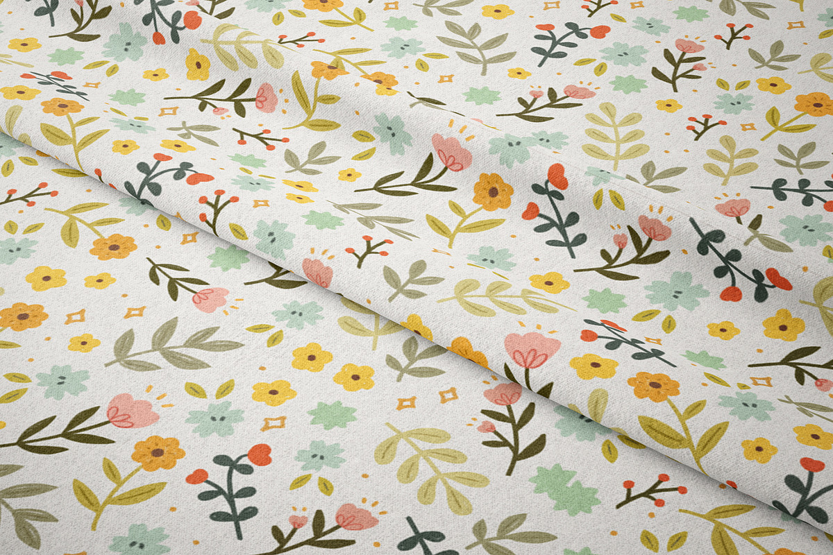 Floral Garden Seamless Pattern, a Pattern Graphic by Minna May Design (Photo 2 of 2)
