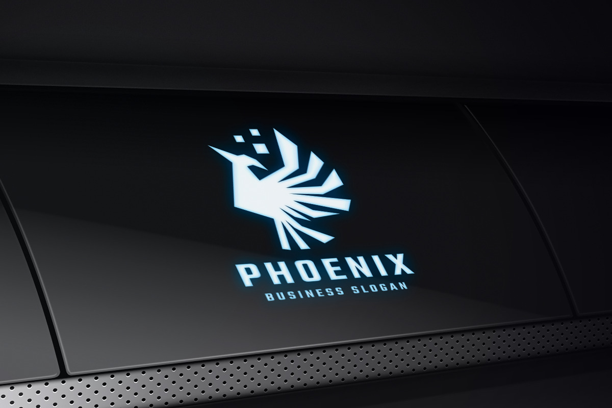 Phoenix Pixel Colorful Logo, a Branding & Logo Template by Design_Planet (Photo 4 of 4)