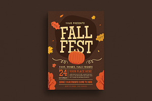 Fall Festival Flyer, a Flyer Template by Guuver