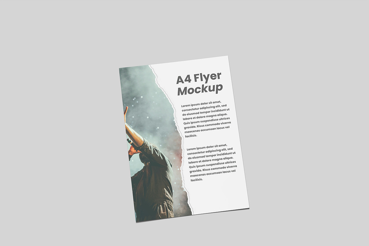 Minimalist Flyer Mockup, a Flyer Template by Rendemporium (Photo 1 of 7)