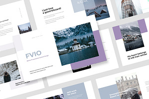 Fvio : Cozy Winter Powerpoint, a Presentation Template by Punkl Camp