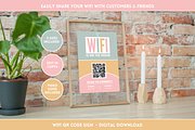 Olive Rose WiFi QR Code Sign, a Stationery Template by SunshineStudioBoutique (Thumbnail 9 of 10)