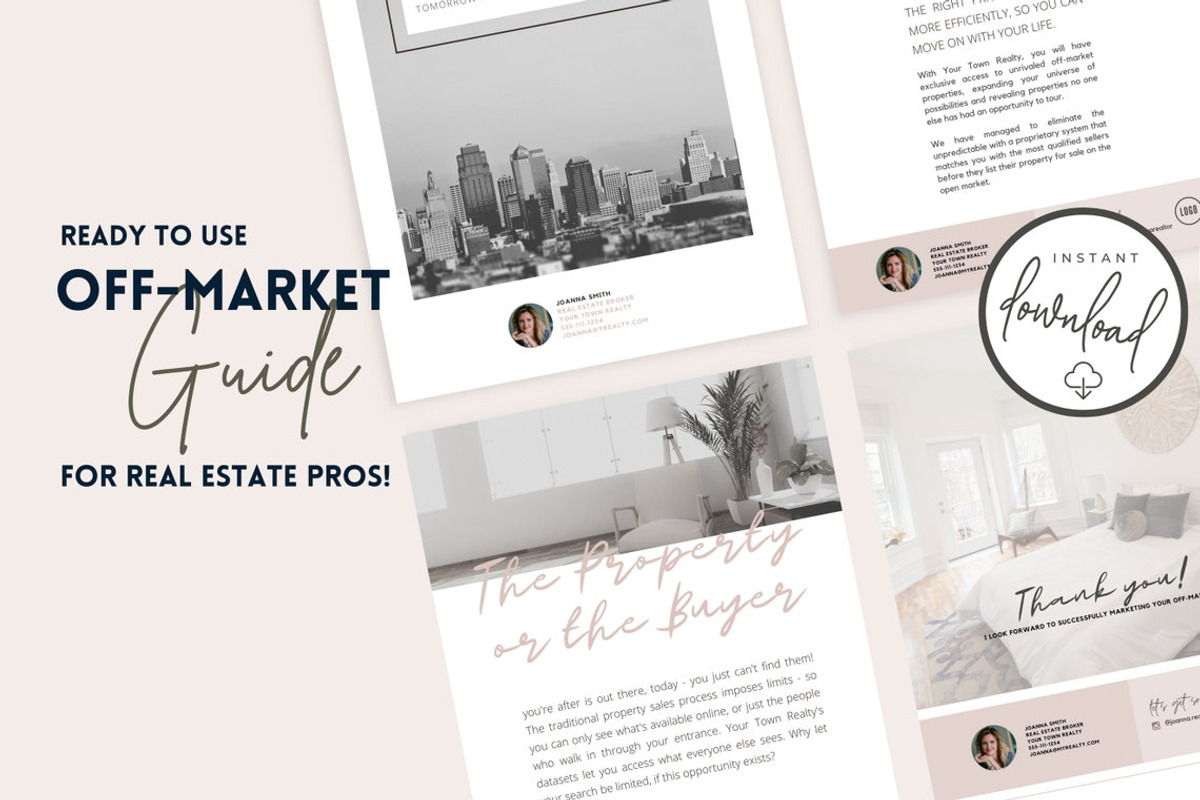 Editable Off-Market Guide CANVA, a Flyer Template by RealEstateDreams (Photo 2 of 4)