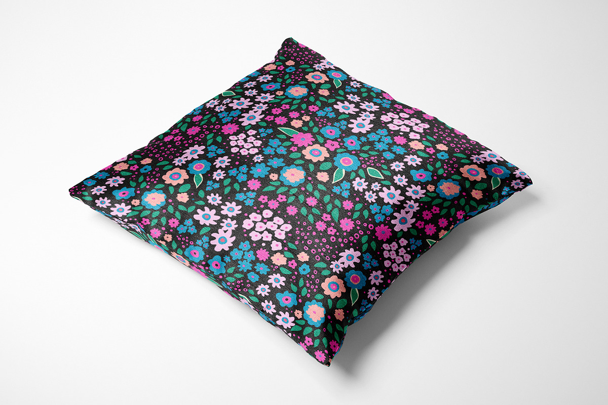 Girly Flowers | Vector Print, a Pattern Graphic by MalyskaStudio (Photo 2 of 7)