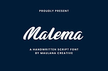 Malema Handwritten Script Font