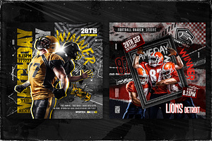 5 Football Flyer Template