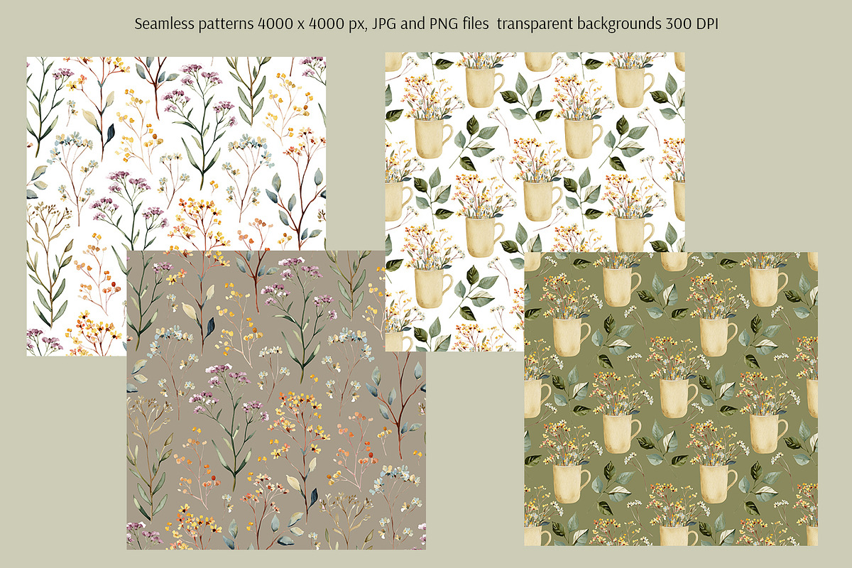 Cottage Tea & Blooms Collection, a Seasonal Illustration by Anna Druzhkova (Photo 10 of 24)