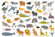 Cute animals of seven continents, a Wallpaper Graphic by Murvin (Thumbnail 3 of 9)