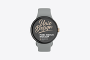 Pixel Watch Mockup, a Wearable Device Mockup by UnicDesign (Thumbnail 1 of 7)