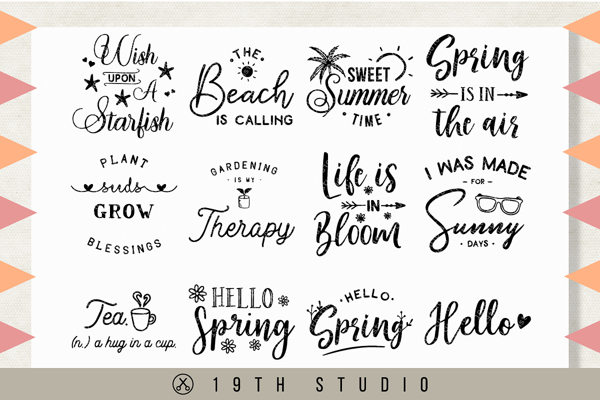 Spring Summer SVG Bundle | MB26, an Illustration by Craft House SVG (Photo 2 of 3)
