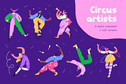 Carnival and circus artists set, a Person Illustration by Good Studio (Thumbnail 1 of 12)