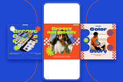Groove – Retro Pop Instagram Templat, a Templates & Theme by Nenjo Studio (Thumbnail 2 of 5)