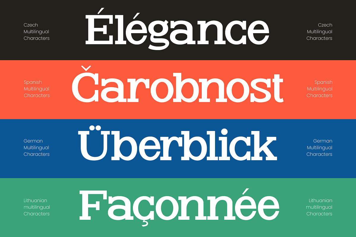 Glinos Modern Slab Serif, a Slab Serif Font by timelesstype.co (Photo 9 of 10)
