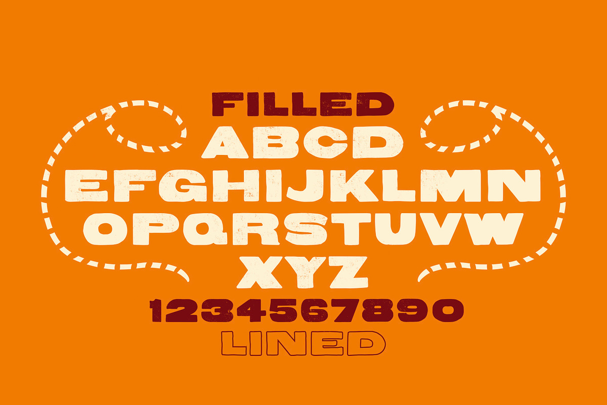 RODEO DISPLAY, a Handwritten Font by TWRUSHING (Photo 2 of 2)