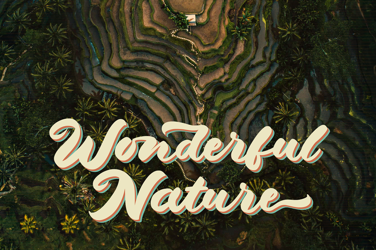 Dragonvoid a Bold & Retro Script, a Script Font by Lettertype Studio (Photo 3 of 17)