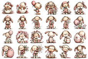 Whimsical Easter Animals Clipart, an Illustration by DreamPrint404 (Thumbnail 6 of 7)