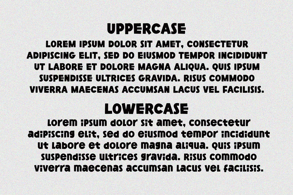 Thick Ring - Cute Mixed Bold Font, a Sans Serif Font by Airotype (Photo 9 of 11)