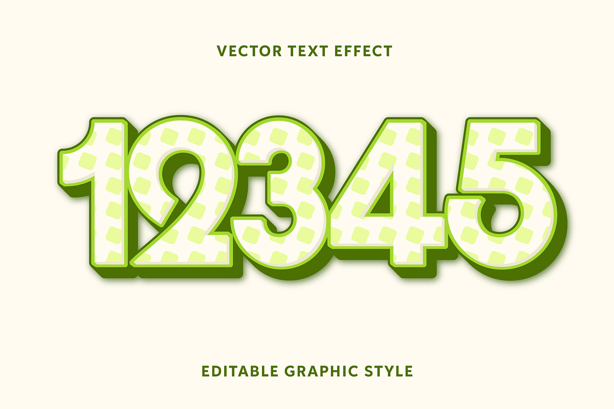 Retro Pattern Bold Text Effect preview 2