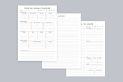 Generic Planning Pages Set V-01, a Stationery Template by shahsoft (Thumbnail 2 of 3)