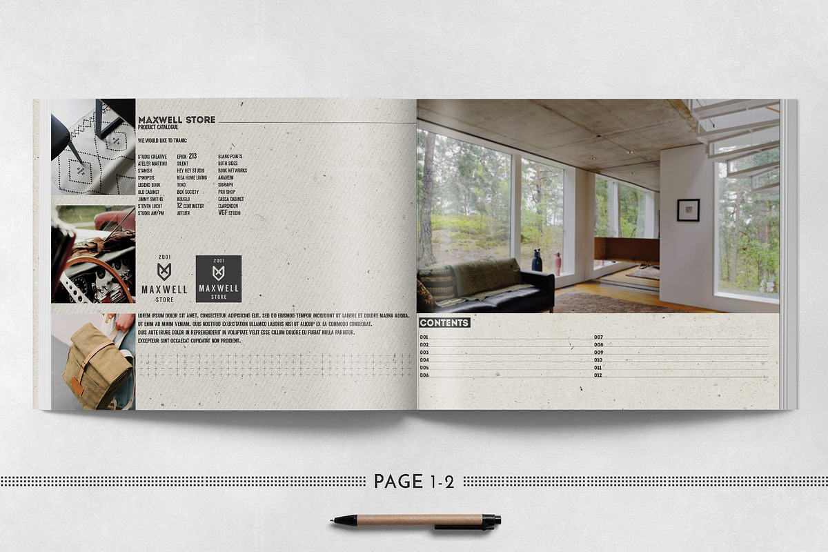 Minimalist Product Catalog, a Brochure Template by BlueRobinStudio (Photo 3 of 13)