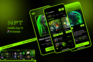 NFT App | UI Kit, an UI Kit Template by MUIs
