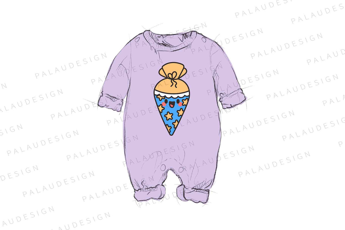 Cute Kawaii School Cones Characters, an Education Illustration by Palau (Photo 8 of 12)