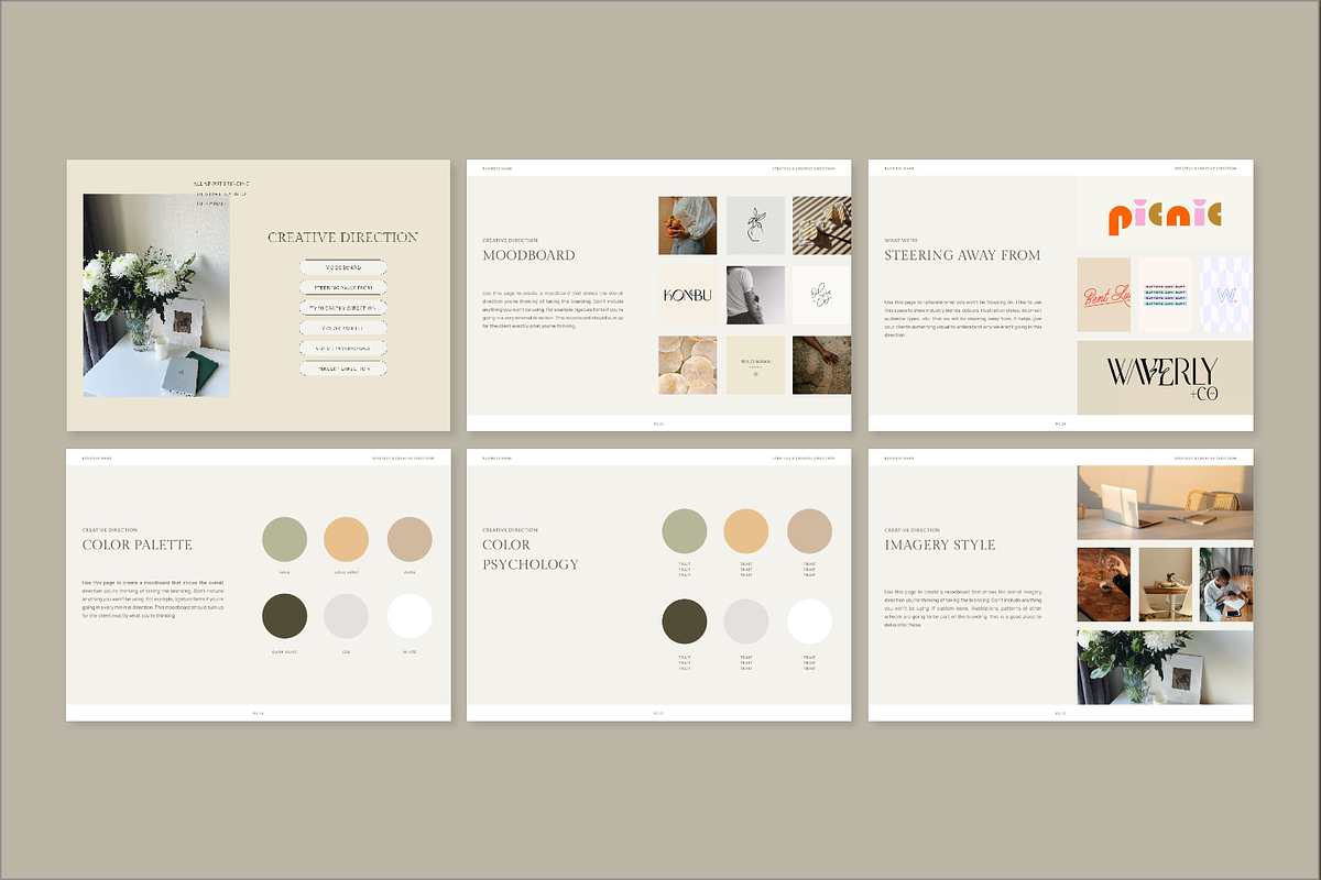 Branding Strategy Template + BONUS, a Presentation Template by Studio_Evergreen (Photo 9 of 12)