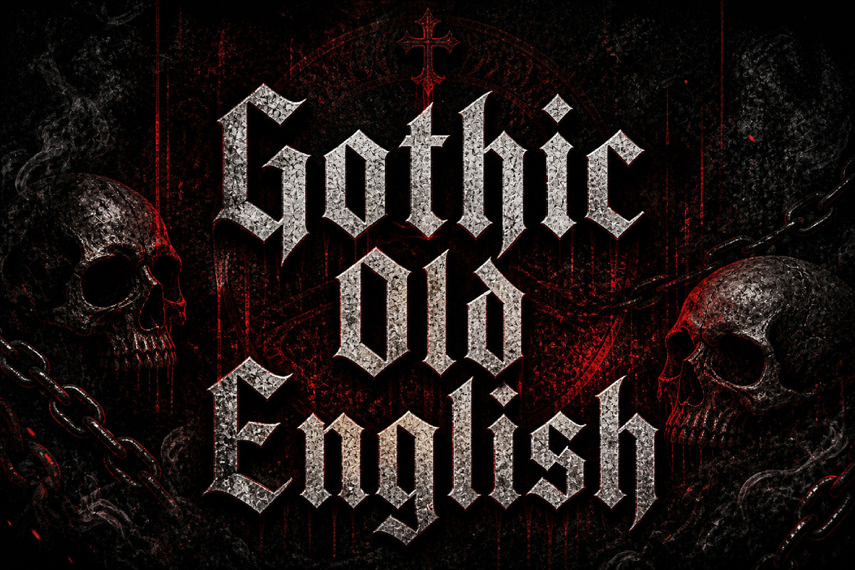 Gothic Old English, a Blackletter Font by Wow Magic (Photo 3 of 4)