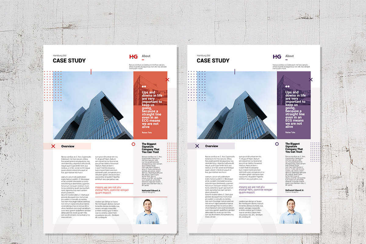 Case Study Template 06, a Brochure Template by spidergraph (Photo 7 of 7)