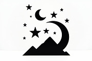 Crescent Moons and Star Silhouette, an Illustration by Amazin_art (Thumbnail 3 of 31)
