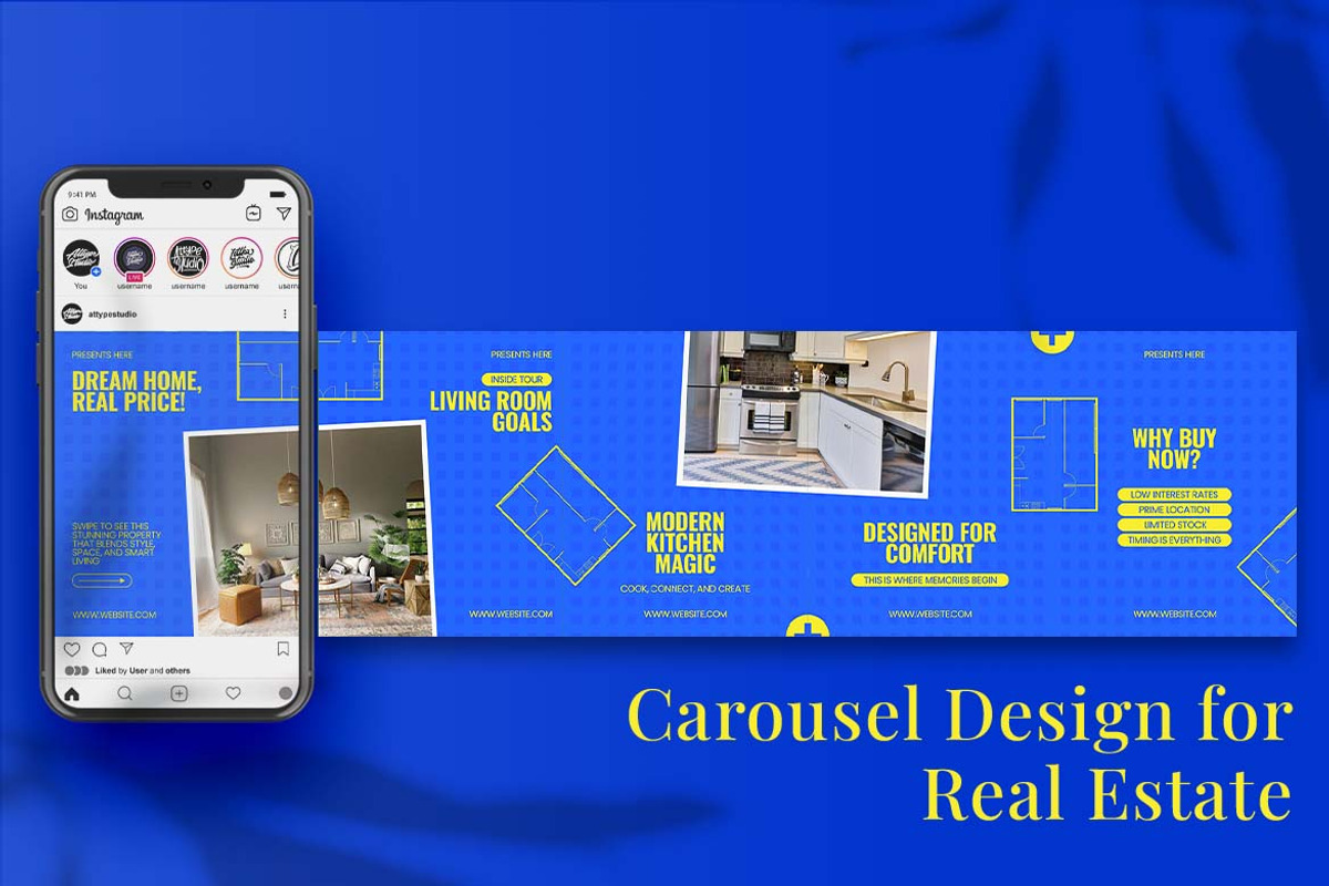Real Estate Instagram Carousel, a Social Media Template by Attype (Photo 5 of 5)