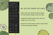Landscape Design Stamps for Affinity, a Brush Add-On by The Botanical Planet (Thumbnail 2 of 6)