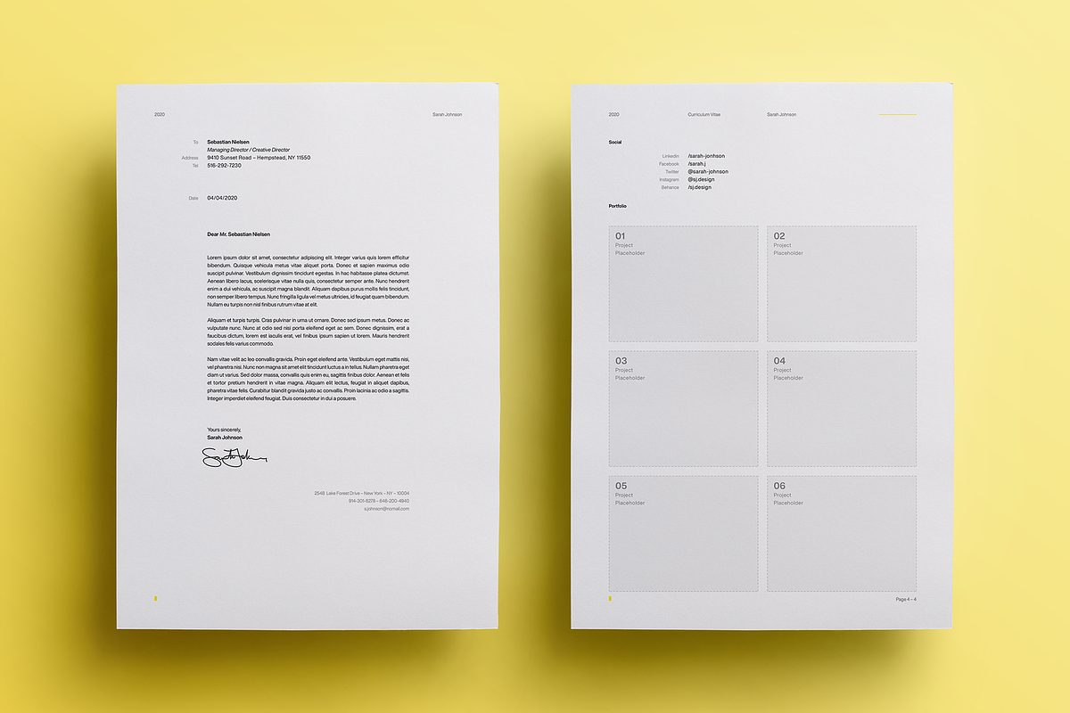 Pro Resume Template, a Resume Template by Unio Designs (Photo 4 of 5)