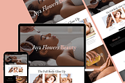 Elegant Spa & Wellness WIX Website, a Templates & Theme by Yelhsa Design Studio (Thumbnail 2 of 4)
