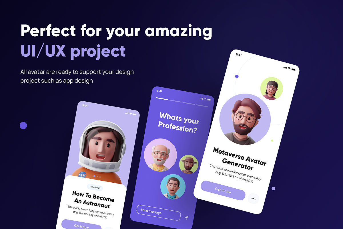 Facely - MetaPeople 3D Avatar, a Characters & Person 3D Model by Illustraly Design (Photo 5 of 7)