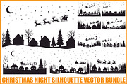 Santa Sleigh Vector Bundle, an Illustration by Amazin_art (Thumbnail 1 of 21)