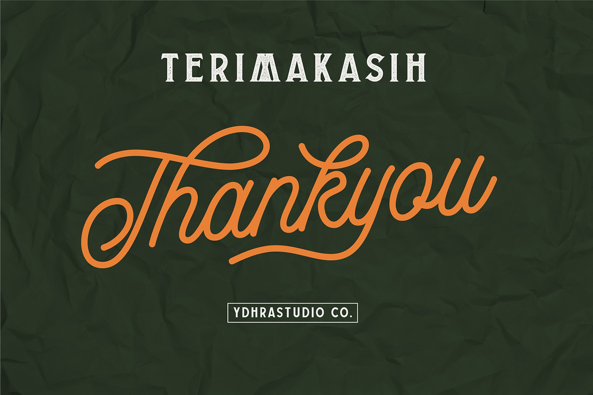 Buryland Typeface Family, a Script Font by YdhraStudio (Photo 15 of 15)